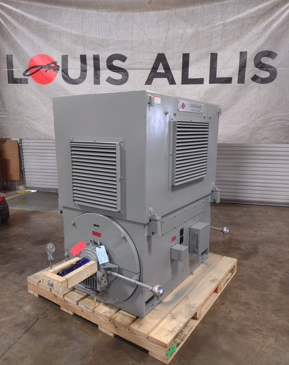 New Louis Allis Electric Motor Installation at a Wyoming Fertilizer Plant